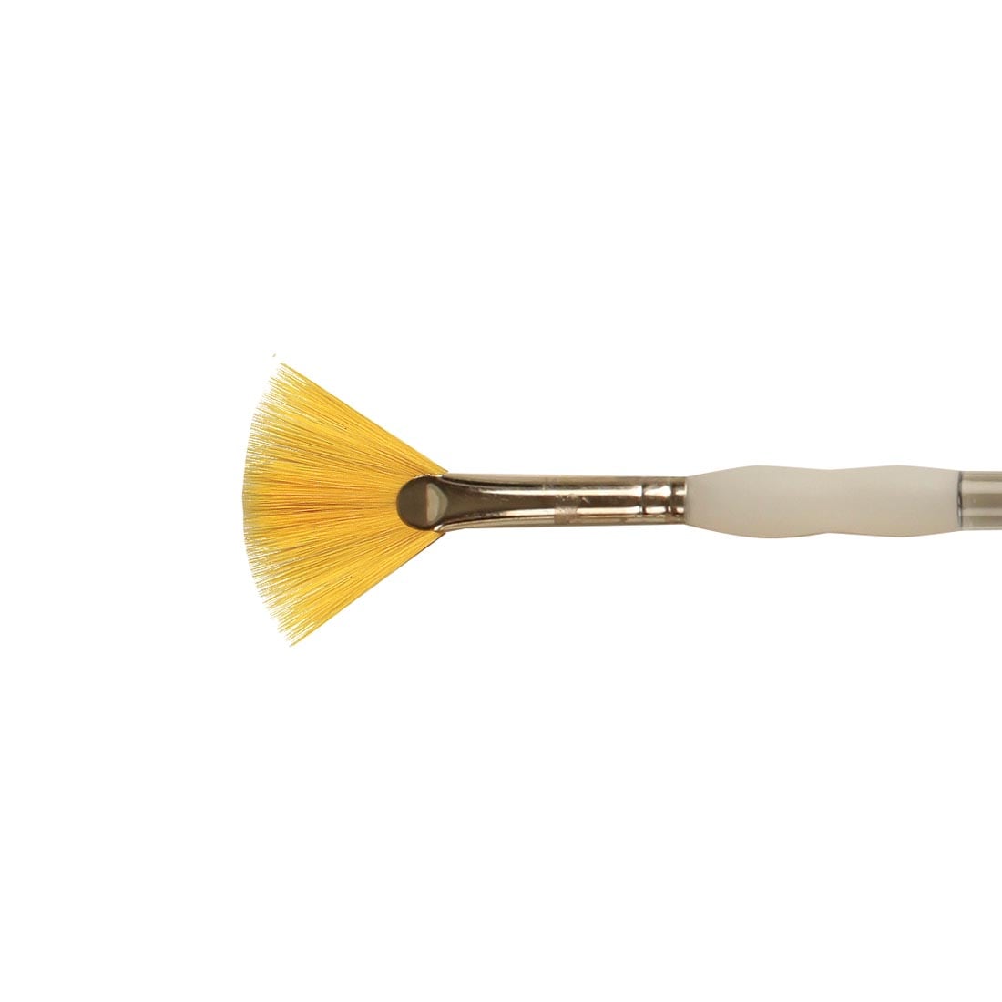 Royal & Langnickel Soft Grip Gold Taklon Brush Fan Size 2