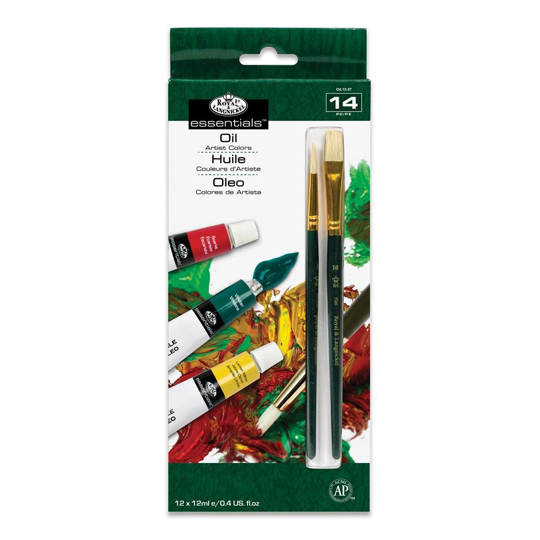 Royal & Langnickel Oil Artist Colors with two brushes