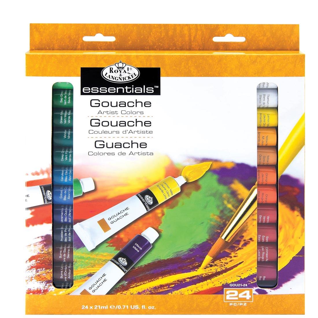 Royal & Langnickel Essentials 24-Color Gouache Set Package