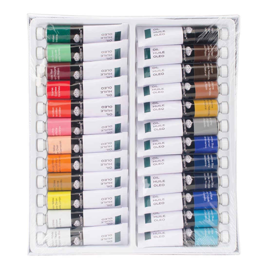 24 Tubes of Royal & Langnickel Oil Artist Colors