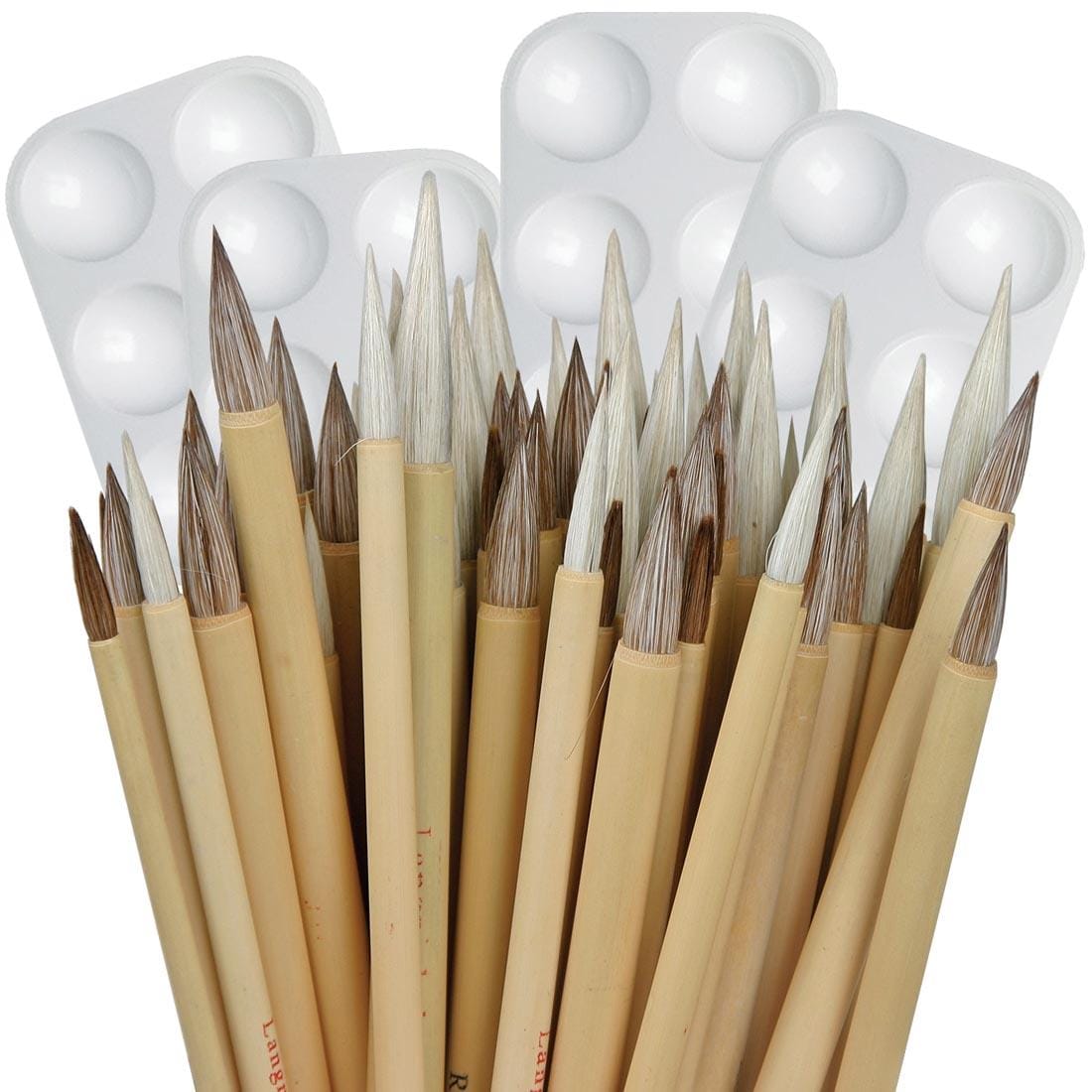 Royal & Langnickel Bamboo Brush & Palette Value Pack
