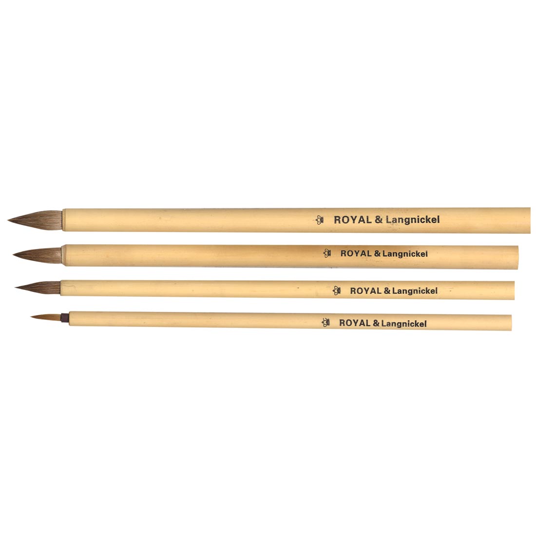 Royal & Langnickel Bamboo 4-Brush Set