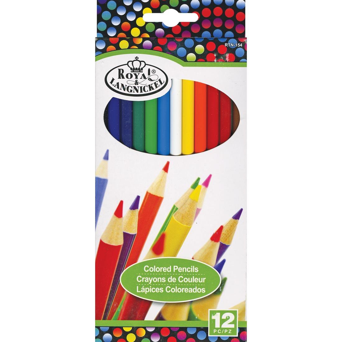 Royal & Langnickel Essentials Colored Pencils 12-Color Set