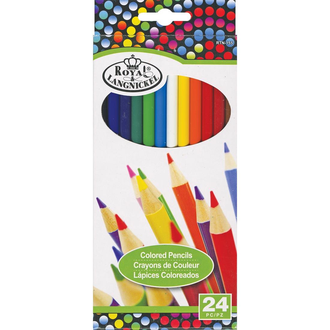 Royal & Langnickel Essentials Colored Pencils 24-Color Set