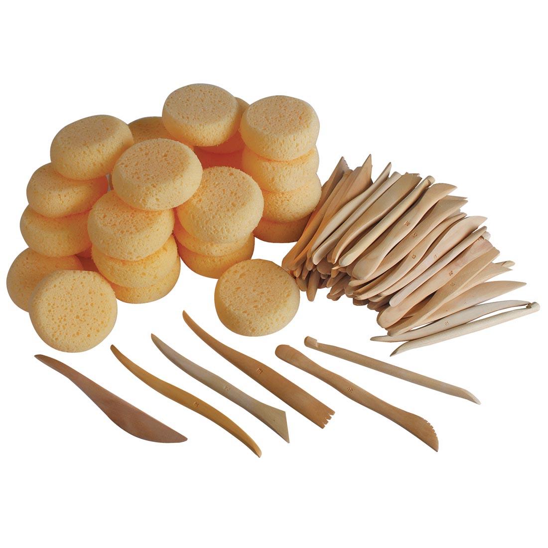 Potter's Select Sculpting Tool Bonus Pack with Sponges