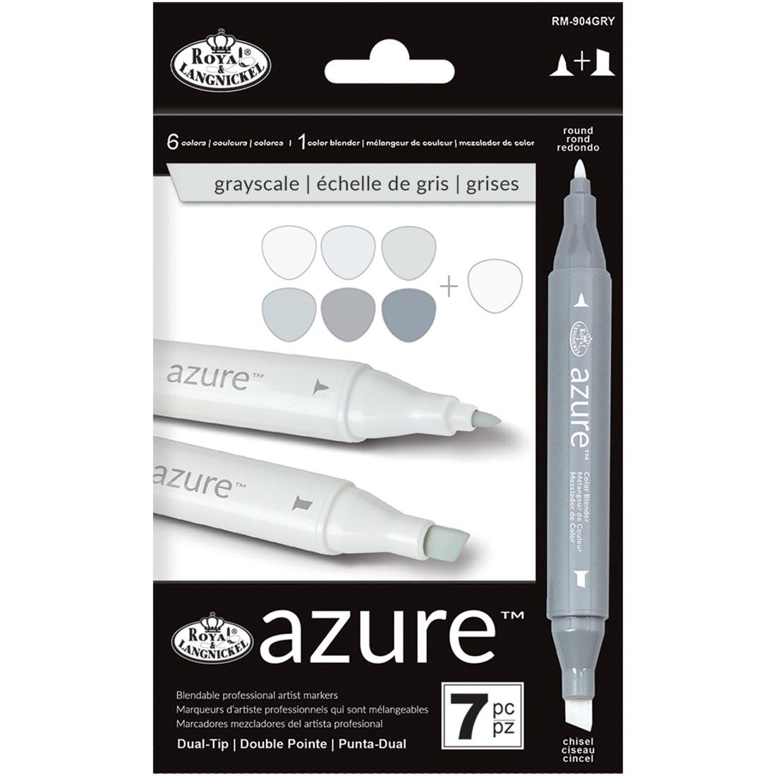 Royal & Langnickel Azure 7-Count Gray Scale Marker Set