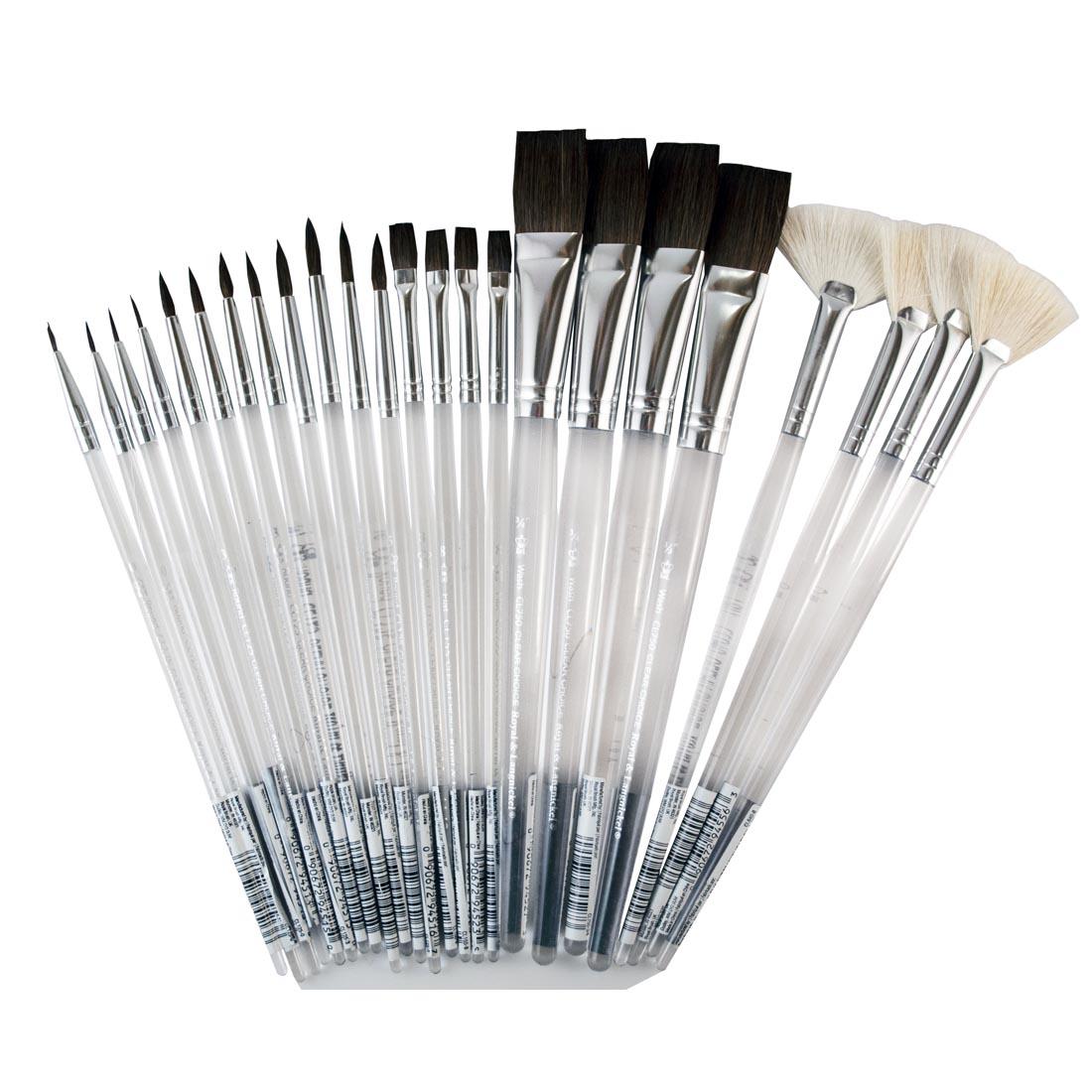 Royal & Langnickel Clear Choice Ceramic Combo Brush Assortment