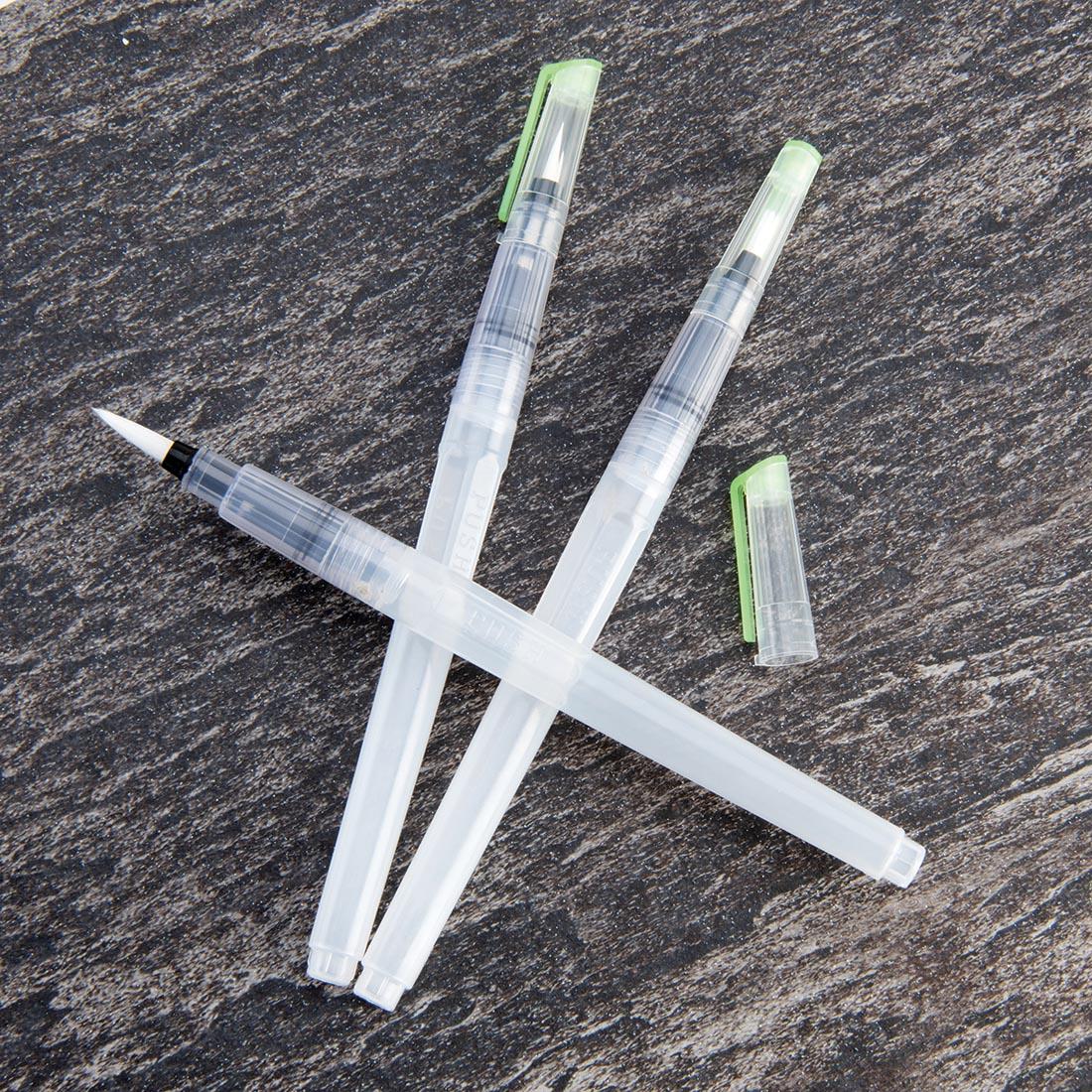 Aqua-Flo Round 3-Brush Pen Set by Royal & Langnickel Essentials