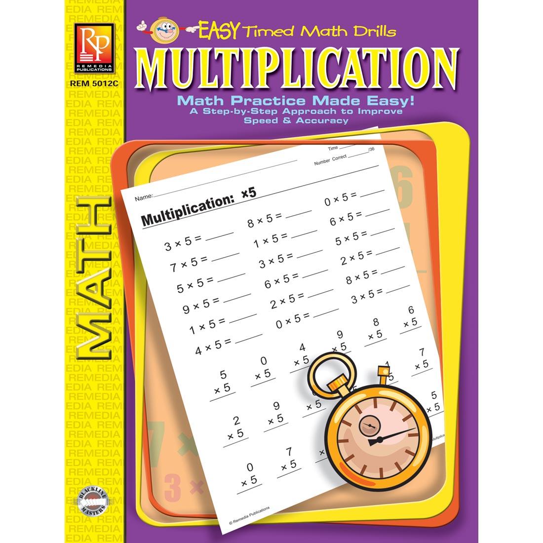 Easy Timed Math Drills Multiplication