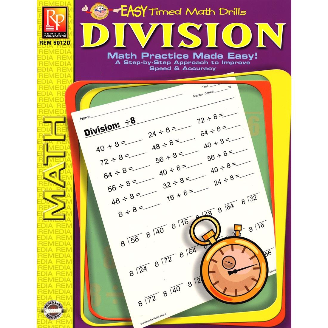 Easy Timed Math Drills Division