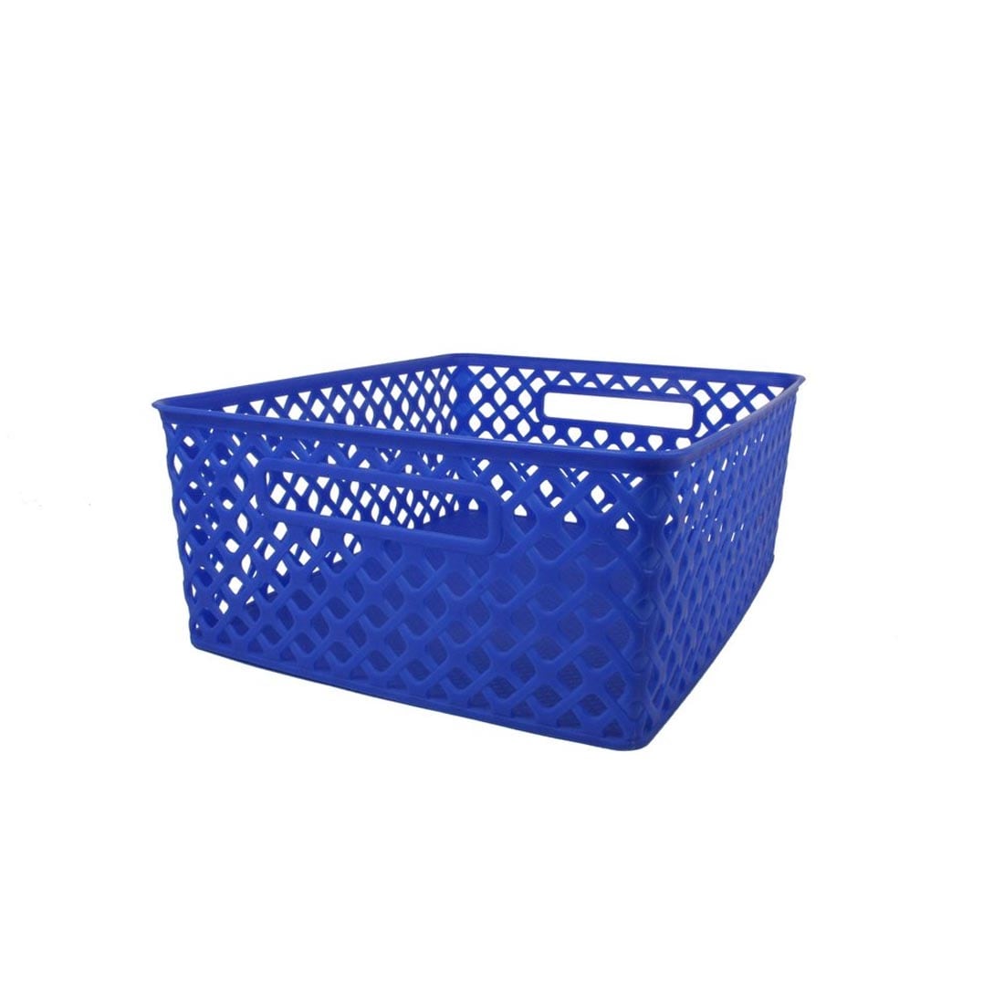 Romanoff Products Medium Blue Weave Storage Basket