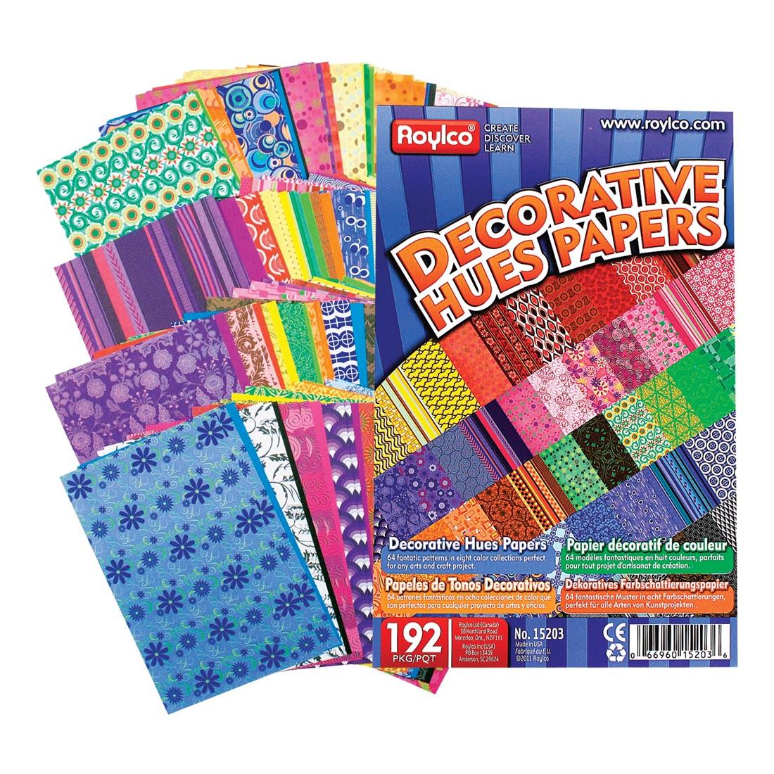 Roylco Decorative Hues Papers