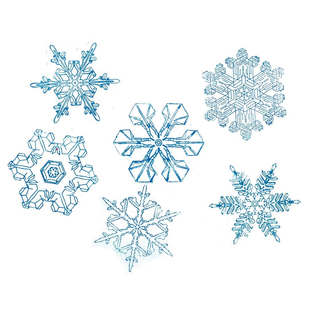 Roylco Snowflake Rubbing Plates