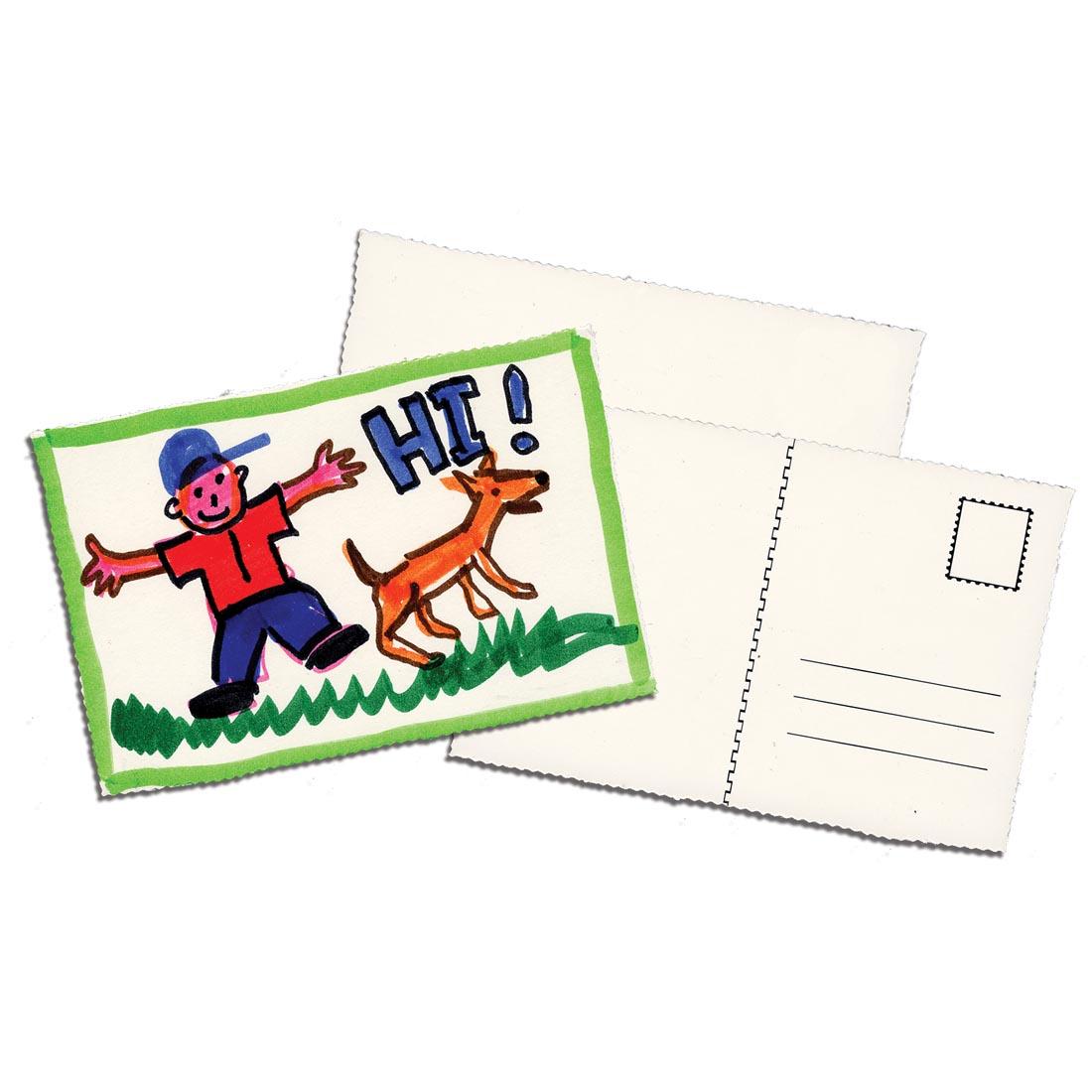 Roylco Design-A-Postcard, 4 x 6 in, Pack of 24