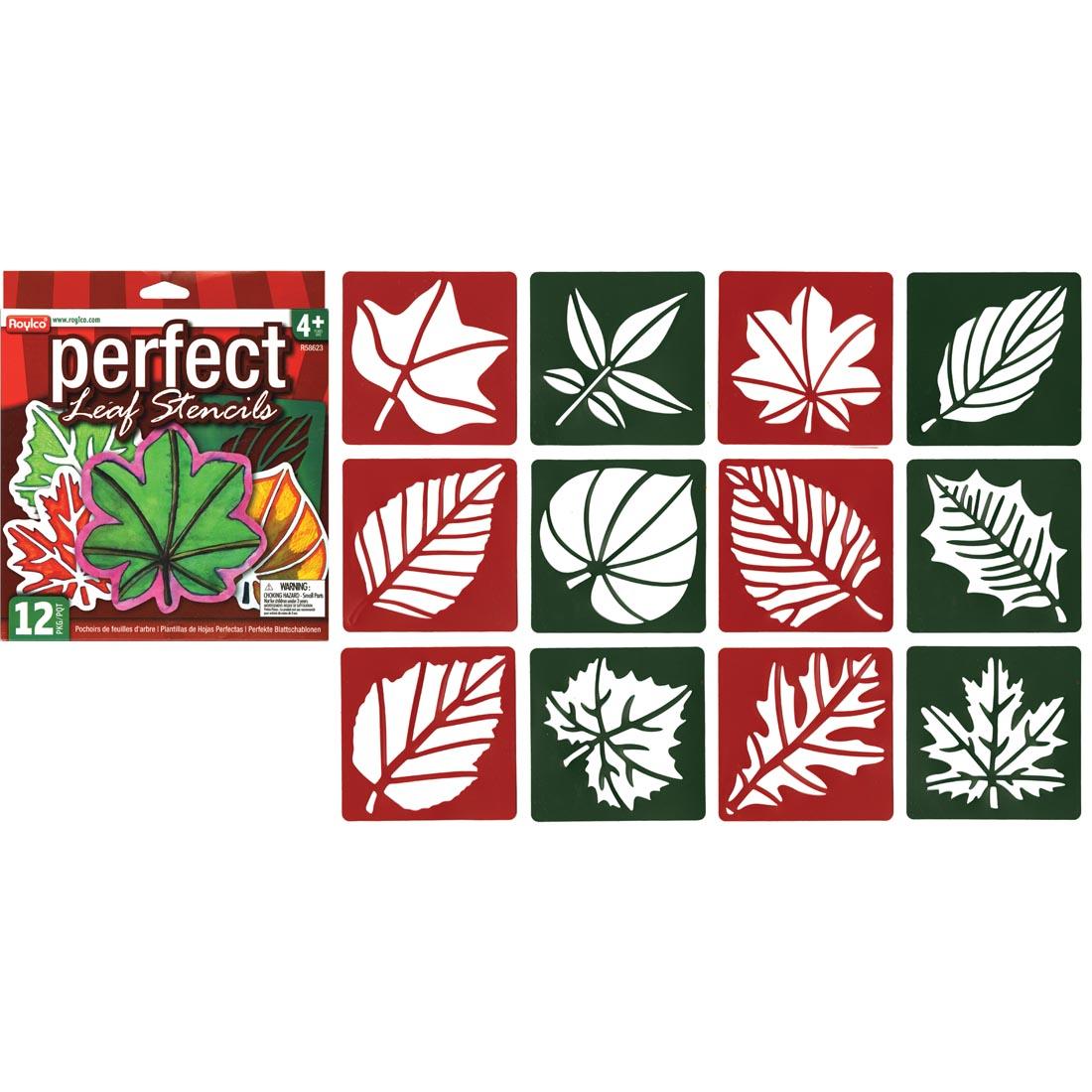 Roylco Perfect Leaf Stencils