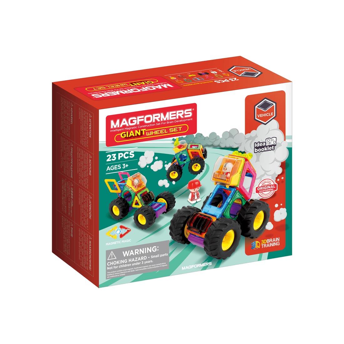 box of Magformers 23-Piece Giant Wheel Set