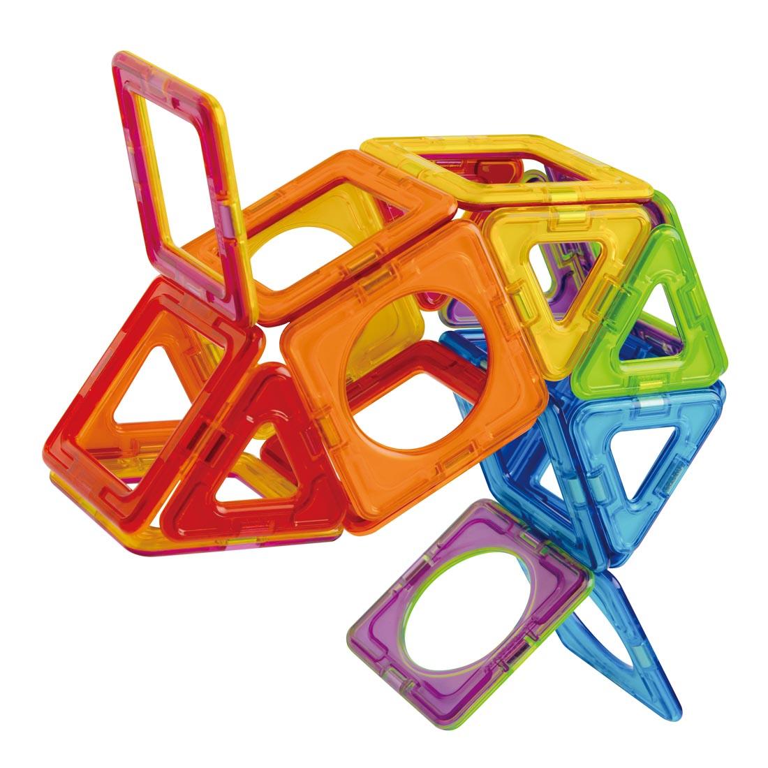 creation made with pieces from the Magformers 30-Piece Basic Plus Set