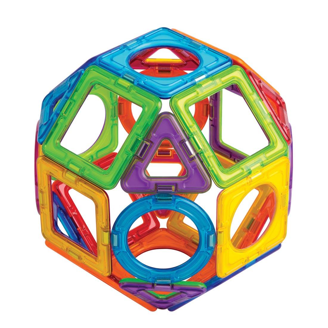 creation made with pieces from the Magformers 30-Piece Basic Plus Set