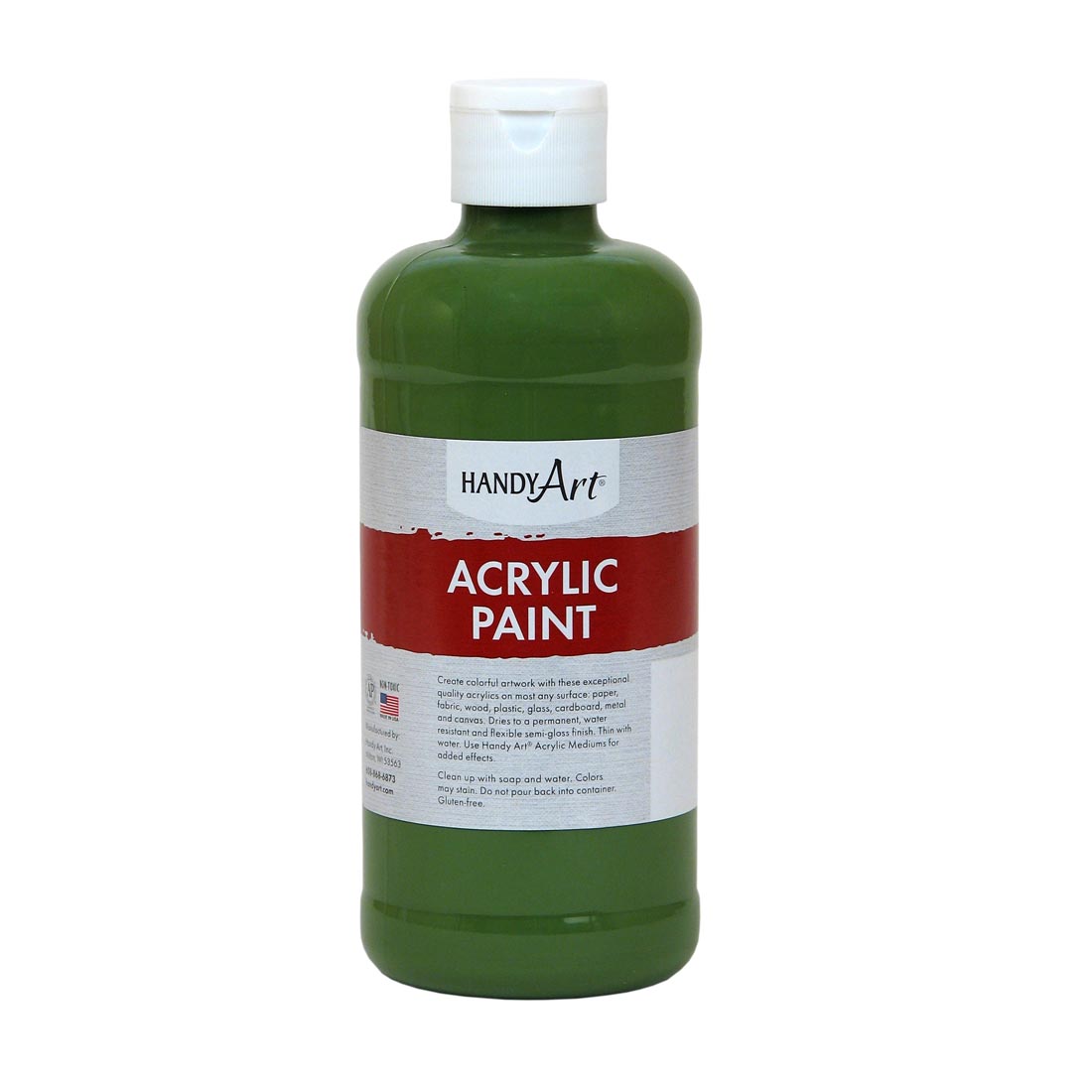 Pint Bottle of Green Oxide Handy Art Acrylic Paint