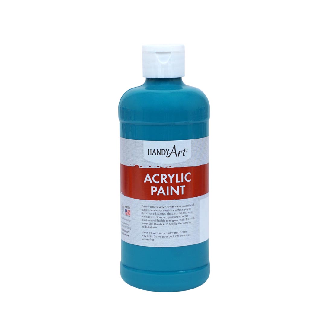 Pint Bottle of Turquoise Handy Art Acrylic Paint