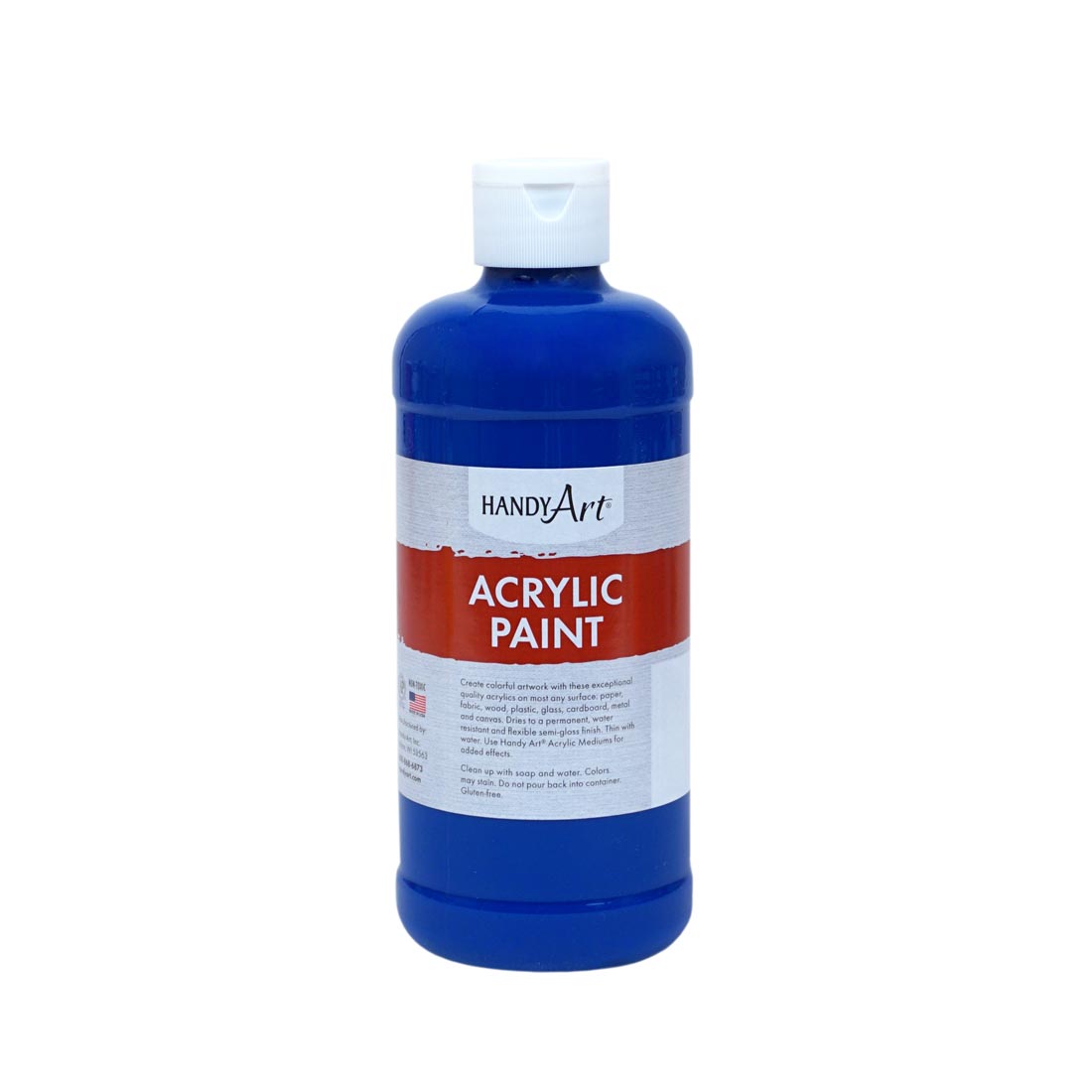 Pint Bottle of Primary Blue Handy Art Acrylic Paint