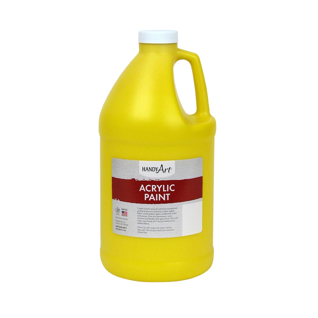 1/2 Gallon of Chrome Yellow Handy Art Acrylic Paint