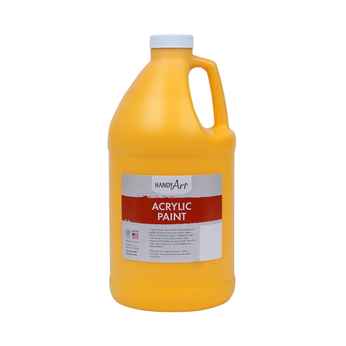 1/2 Gallon of Deep Yellow Handy Art Acrylic Paint