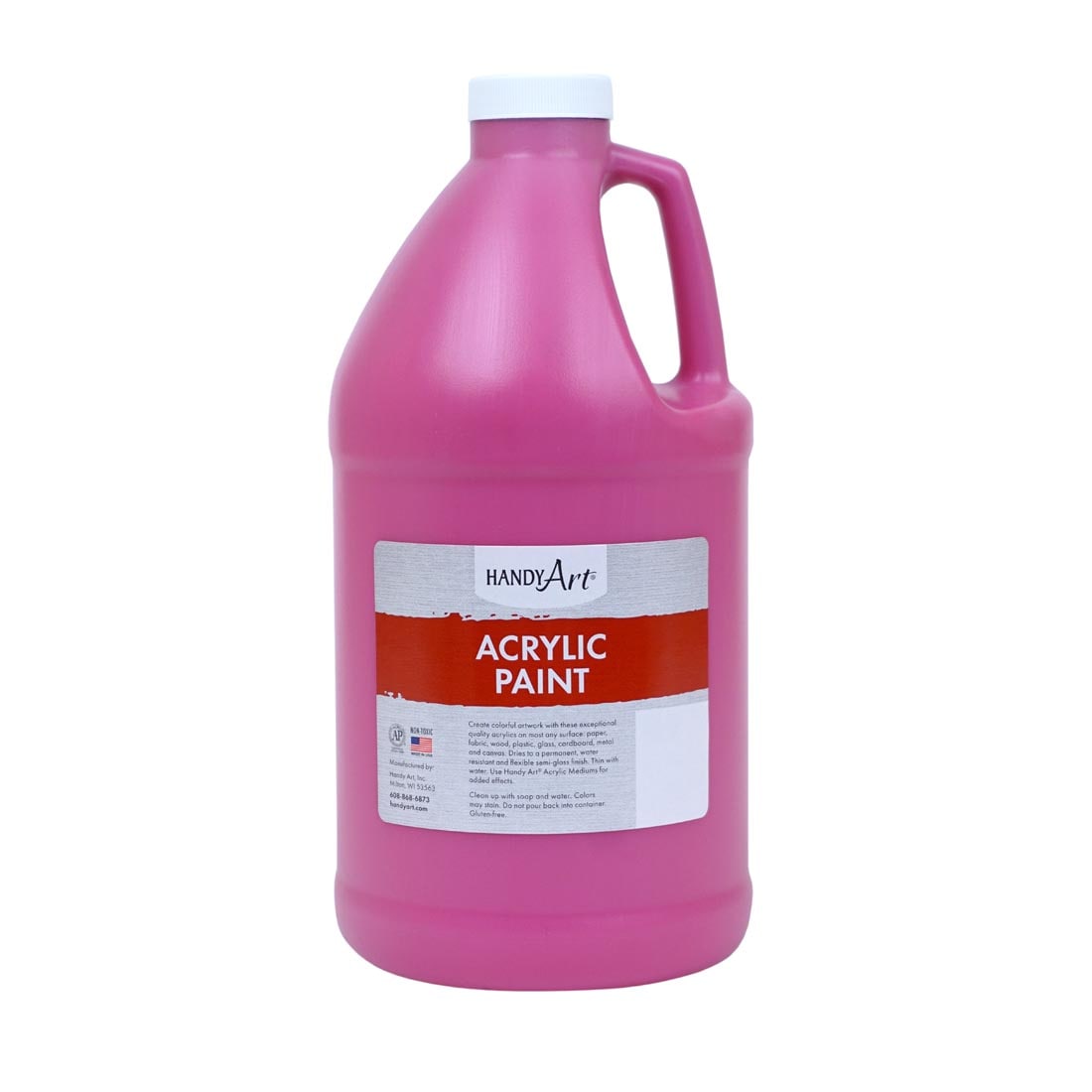 1/2 Gallon of Magenta Handy Art Acrylic Paint