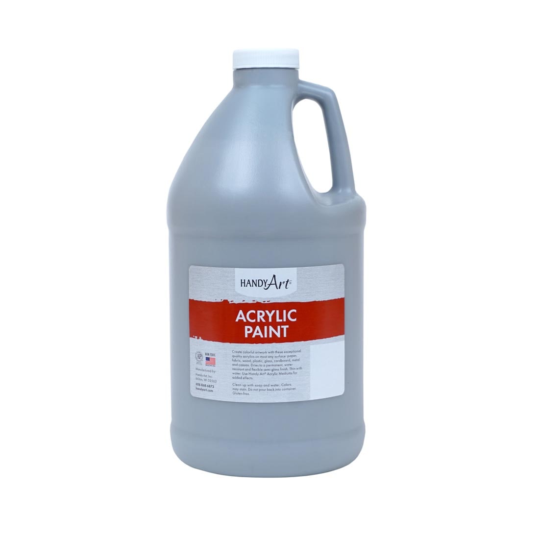 1/2 Gallon of Gray Handy Art Acrylic Paint