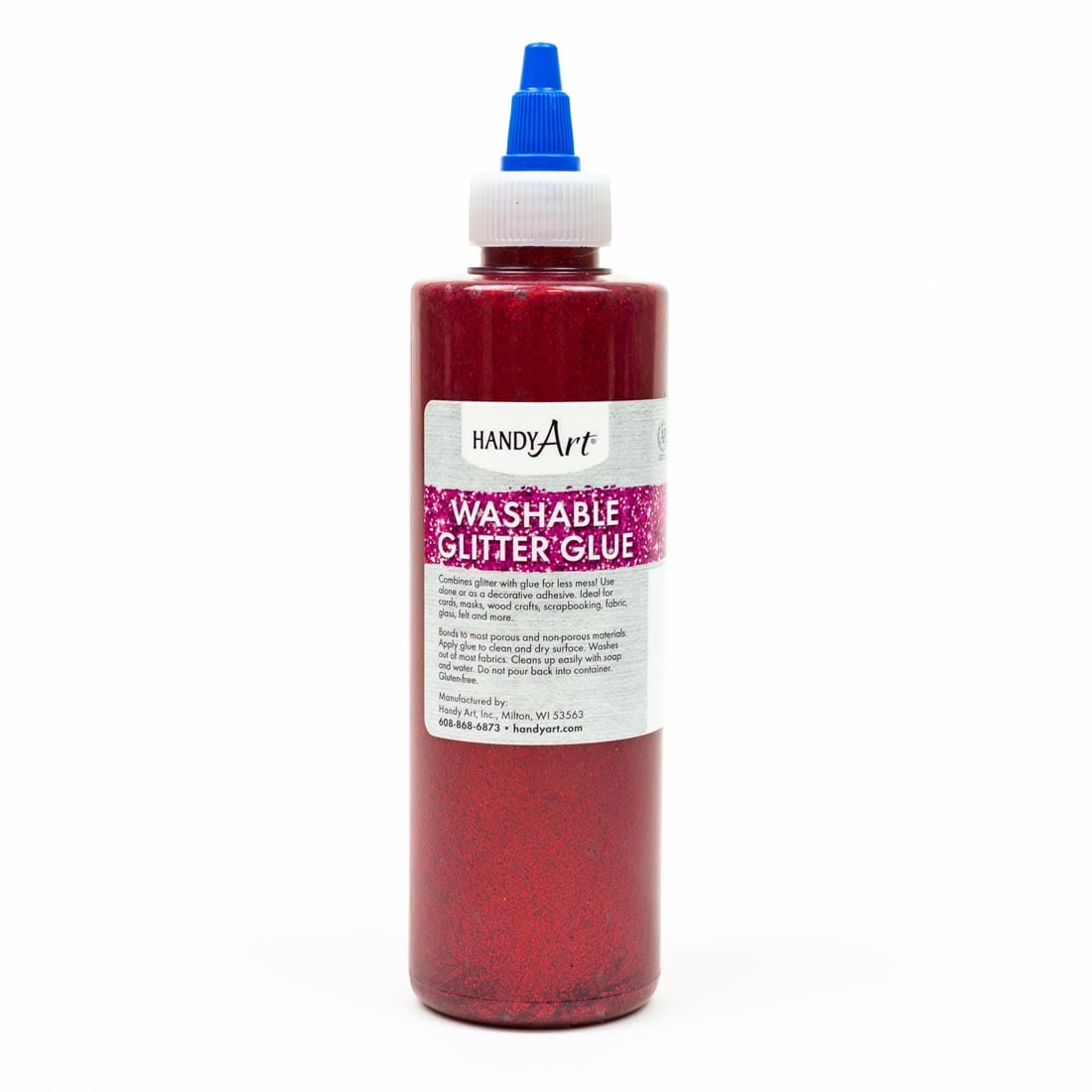 Bottle of Red Handy Art Washable Glitter Glue