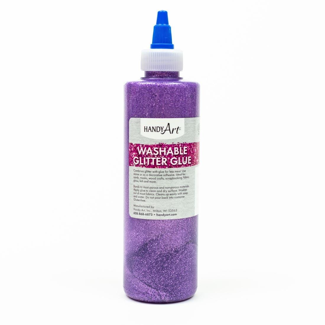 Bottle of Violet Handy Art Washable Glitter Glue