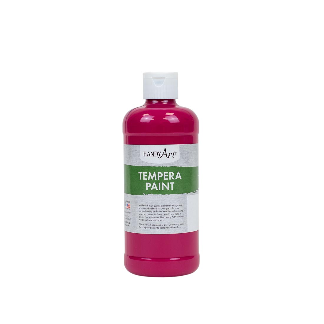 Pint bottle of Magenta Handy Art Tempera Paint