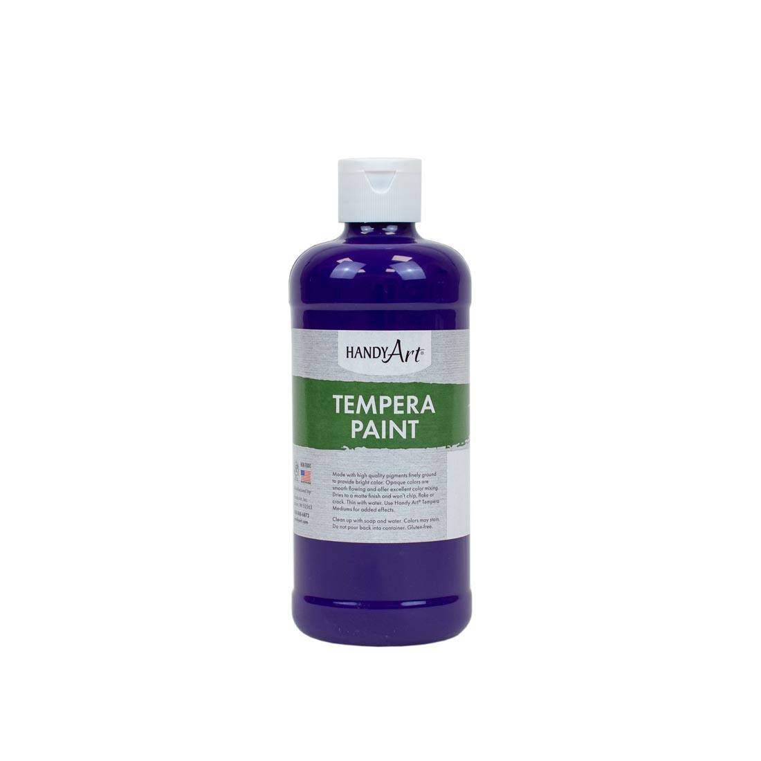 Pint bottle of Violet Handy Art Tempera Paint