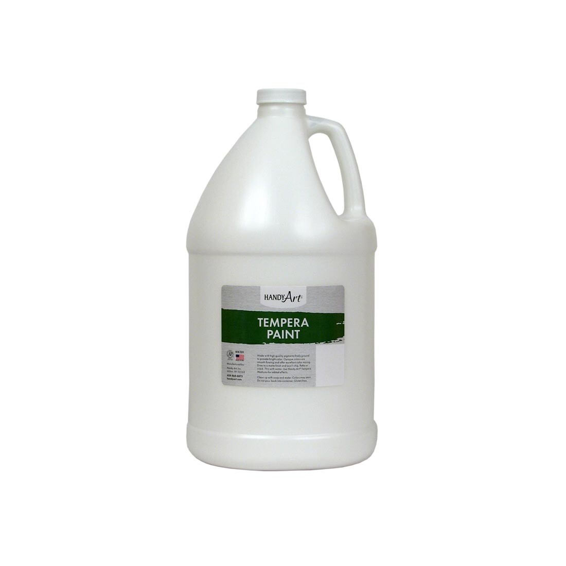 Gallon of White Handy Art Tempera Paint