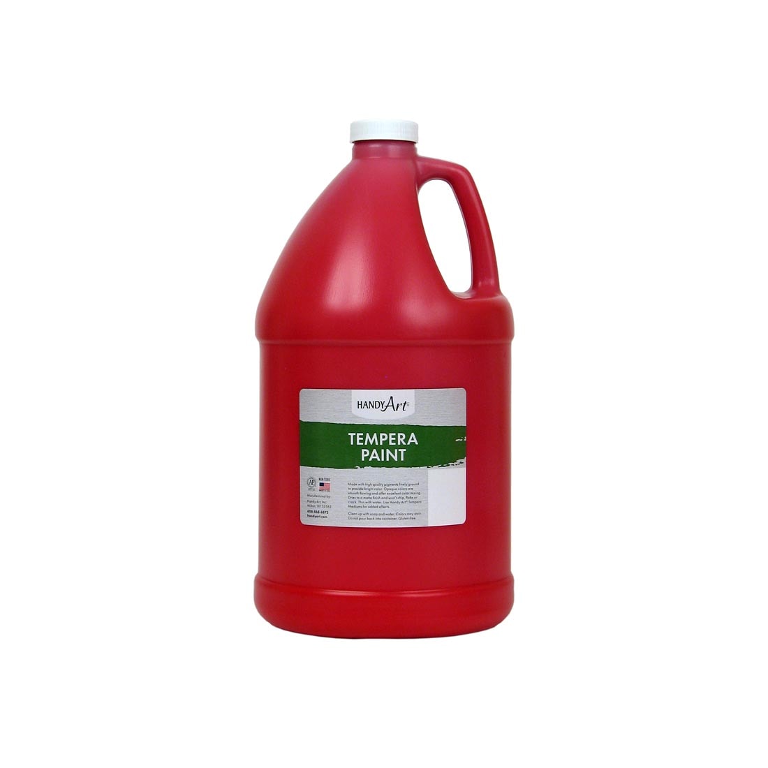 Gallon of Red Handy Art Tempera Paint