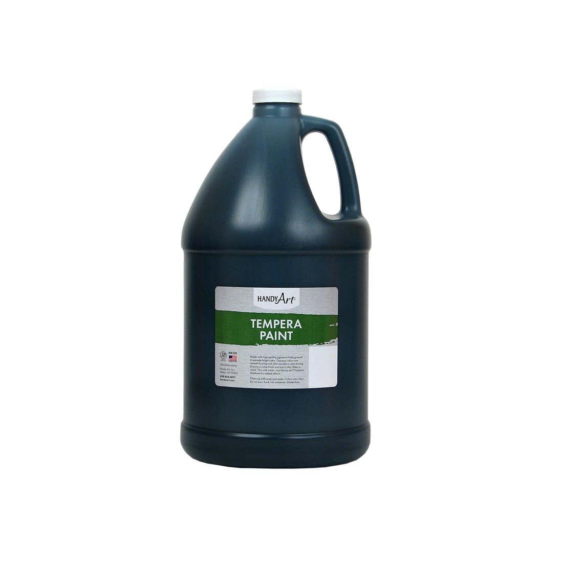 Gallon of Black Handy Art Tempera Paint