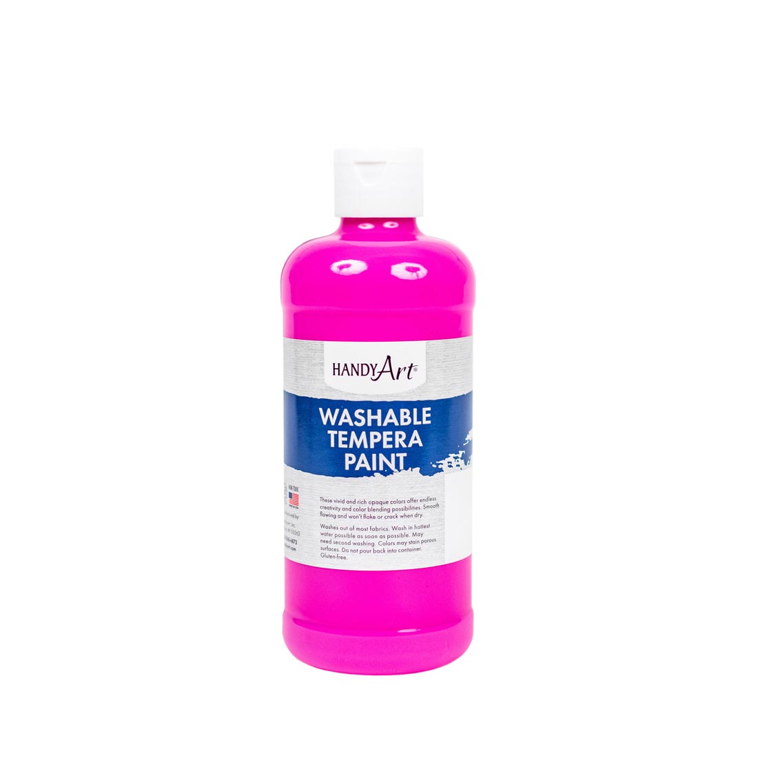 Pint bottle of Magenta Handy Art Washable Tempera Paint