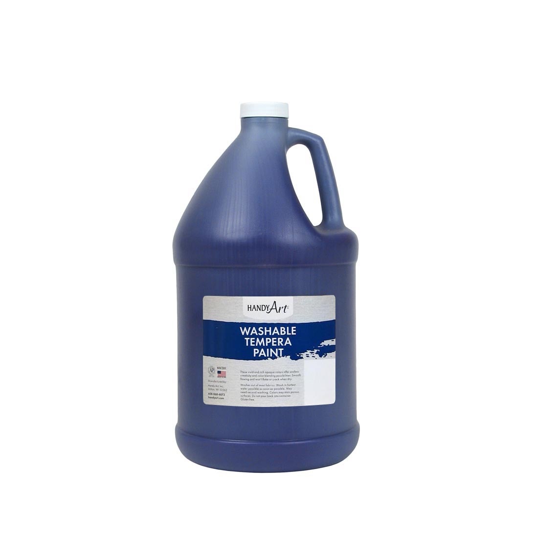 Gallon of Violet Handy Art Washable Tempera Paint