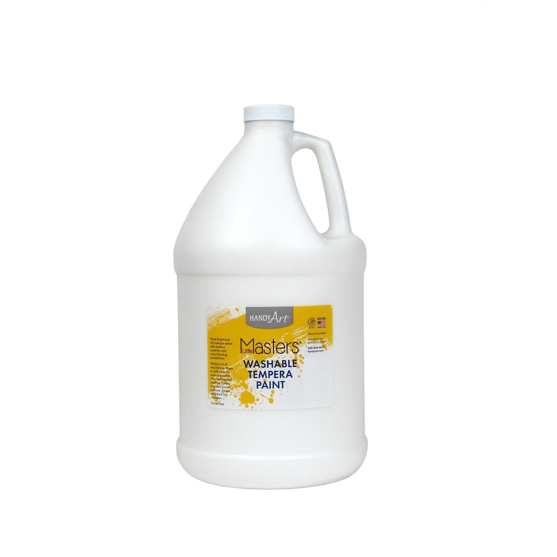 Gallon of White Handy Art Little Masters Washable Tempera Paint