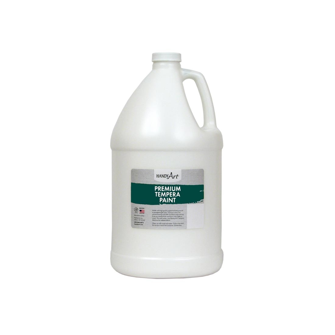 Gallon of White Handy Art Premium Tempera Paint