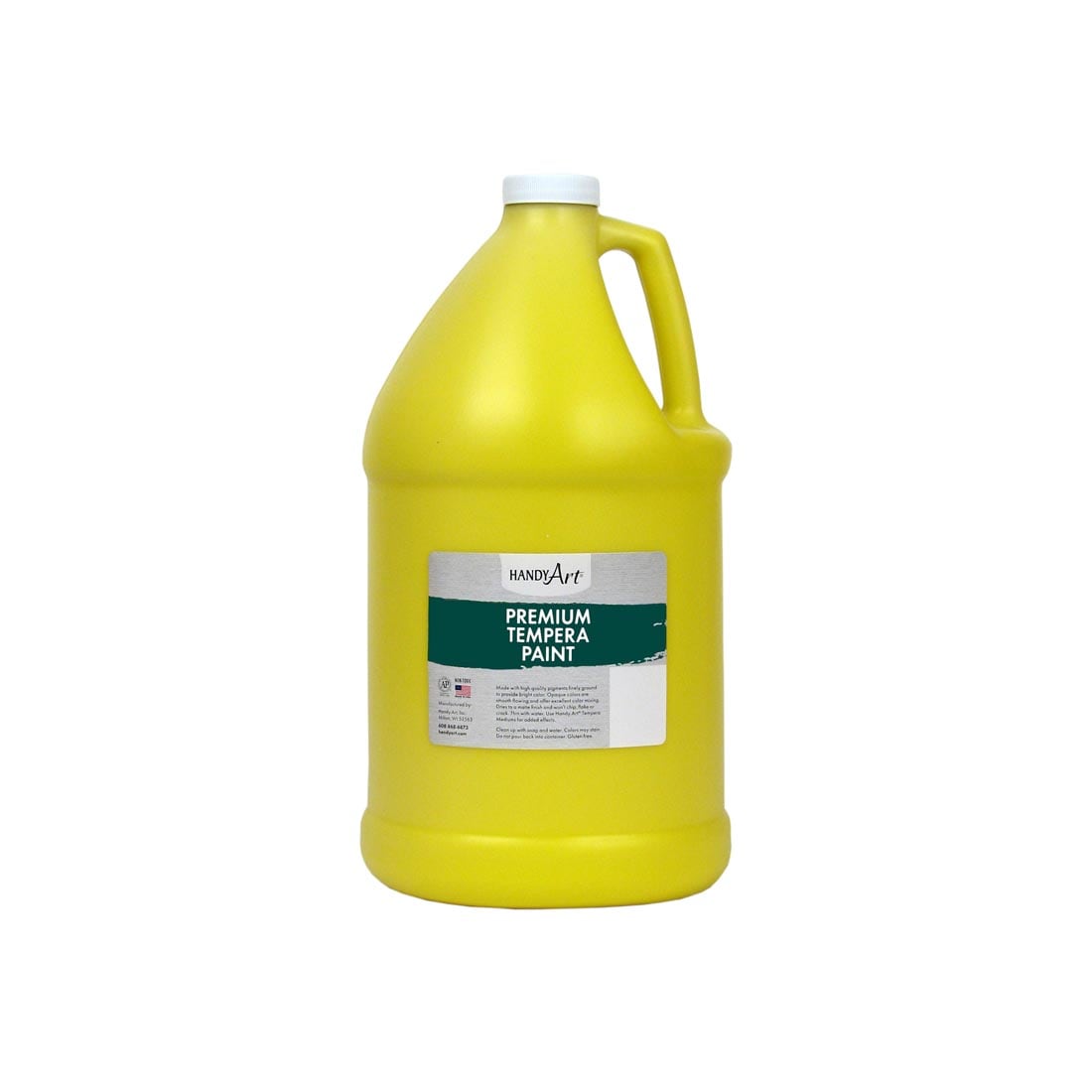 Gallon of Yellow Handy Art Premium Tempera Paint