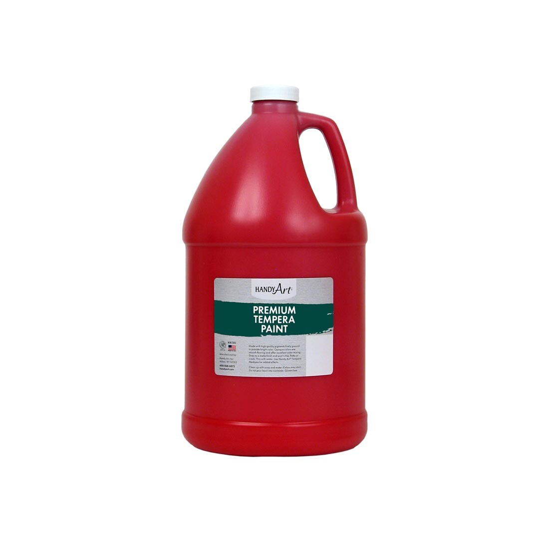 Gallon of Red Handy Art Premium Tempera Paint