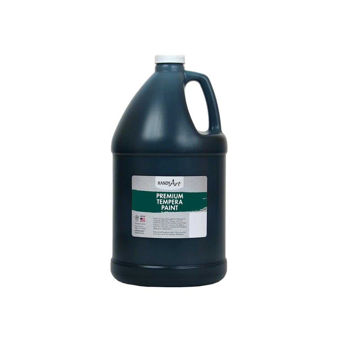 Gallon of Black Handy Art Premium Tempera Paint