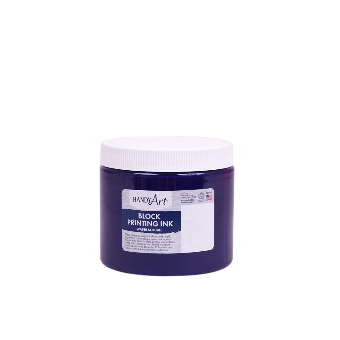 Jar of Violet Handy Art Block Printing Ink