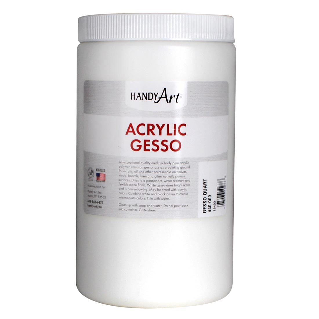 Handy Art White Acrylic Gesso