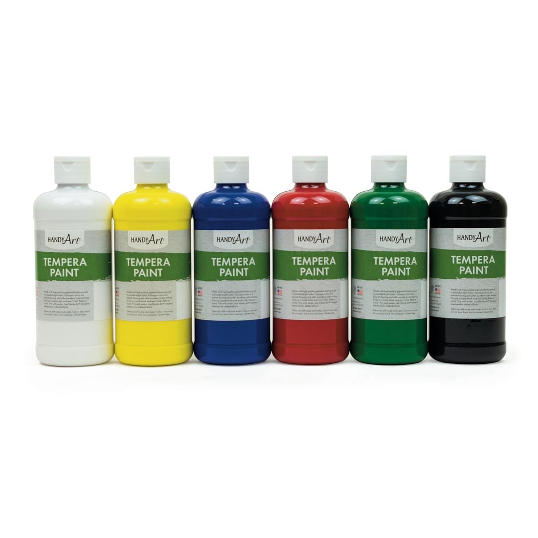 Handy Art Tempera 6 Primary Colors Pint Set