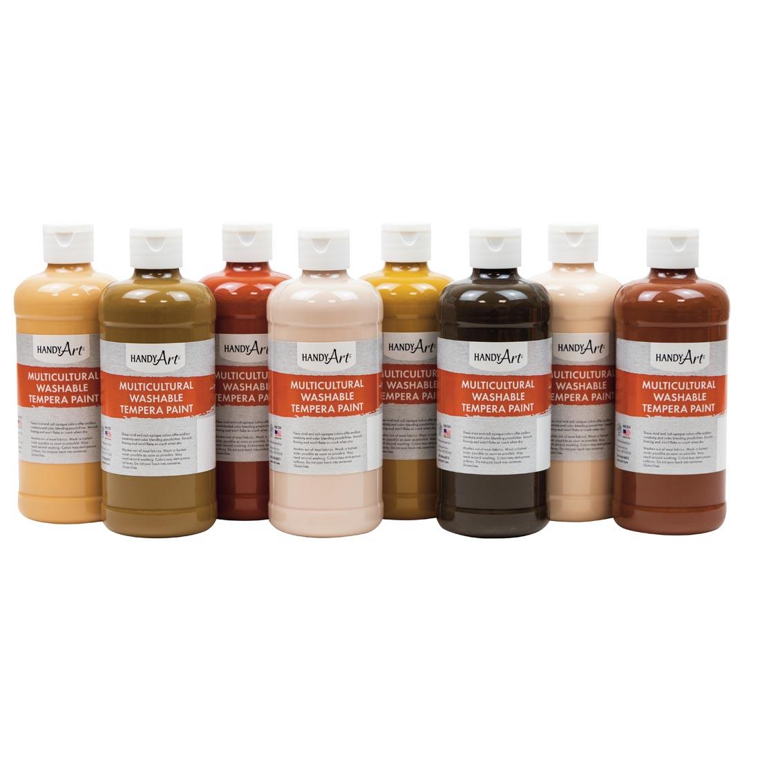 Handy Art Multicultural Washable Tempera Paint Set