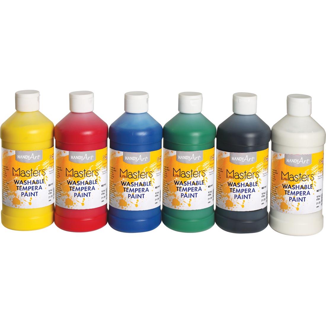 Handy Art Little Masters Washable Tempera Paint 6-Color Set