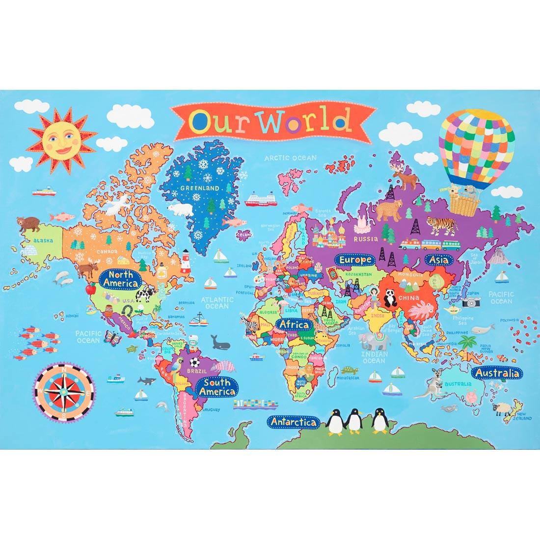 Our World 100-Piece Puzzle by Round World Products