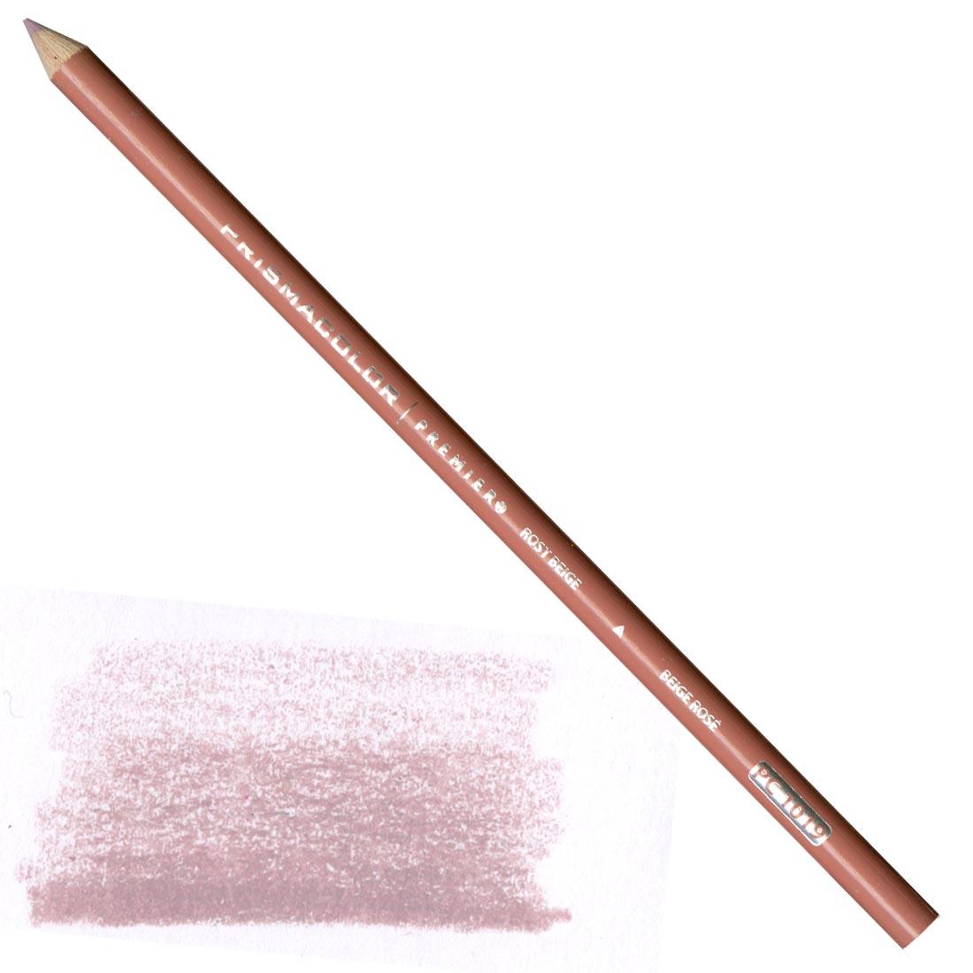 Rosy Beige Prismacolor Premier Colored Pencil with a sample colored swatch